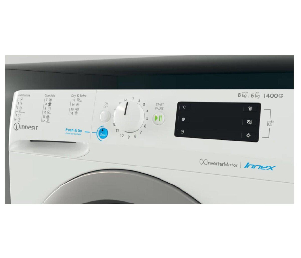 Indesit PRALKO-SUSZARKA INDESIT BDE 86435 9EWS EU - 1374833 - zdjęcie 4